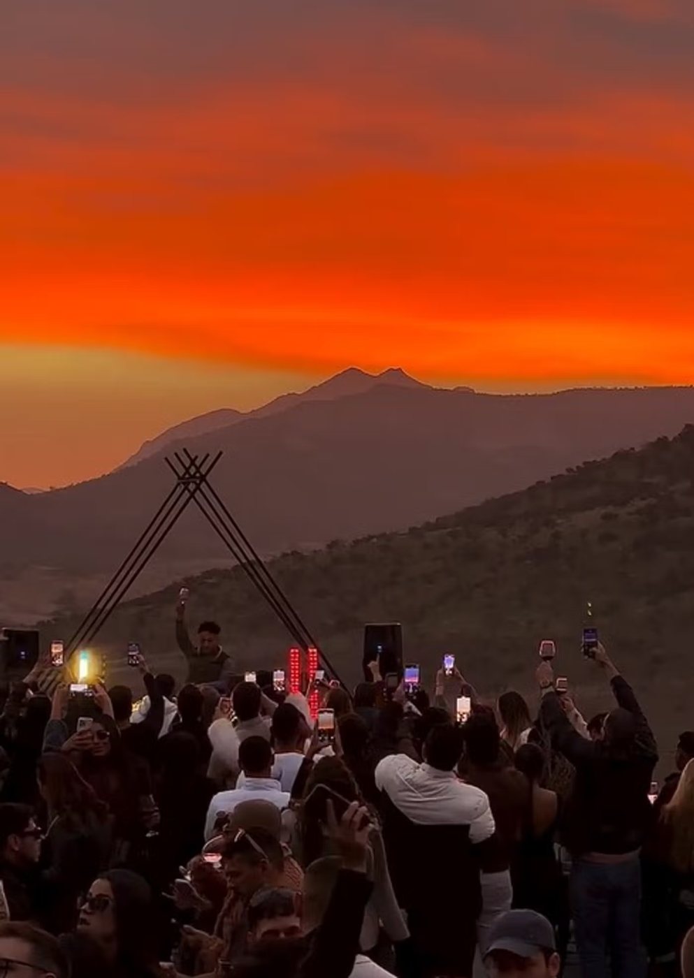 Sunset Cuesta Chacabuco — Monteluz
